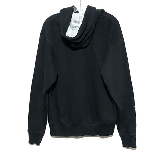 Champion Authentic Athleticwear Black Hoodie Sweatshirt Logo Sleeves Mens M - Picture 2 of 8